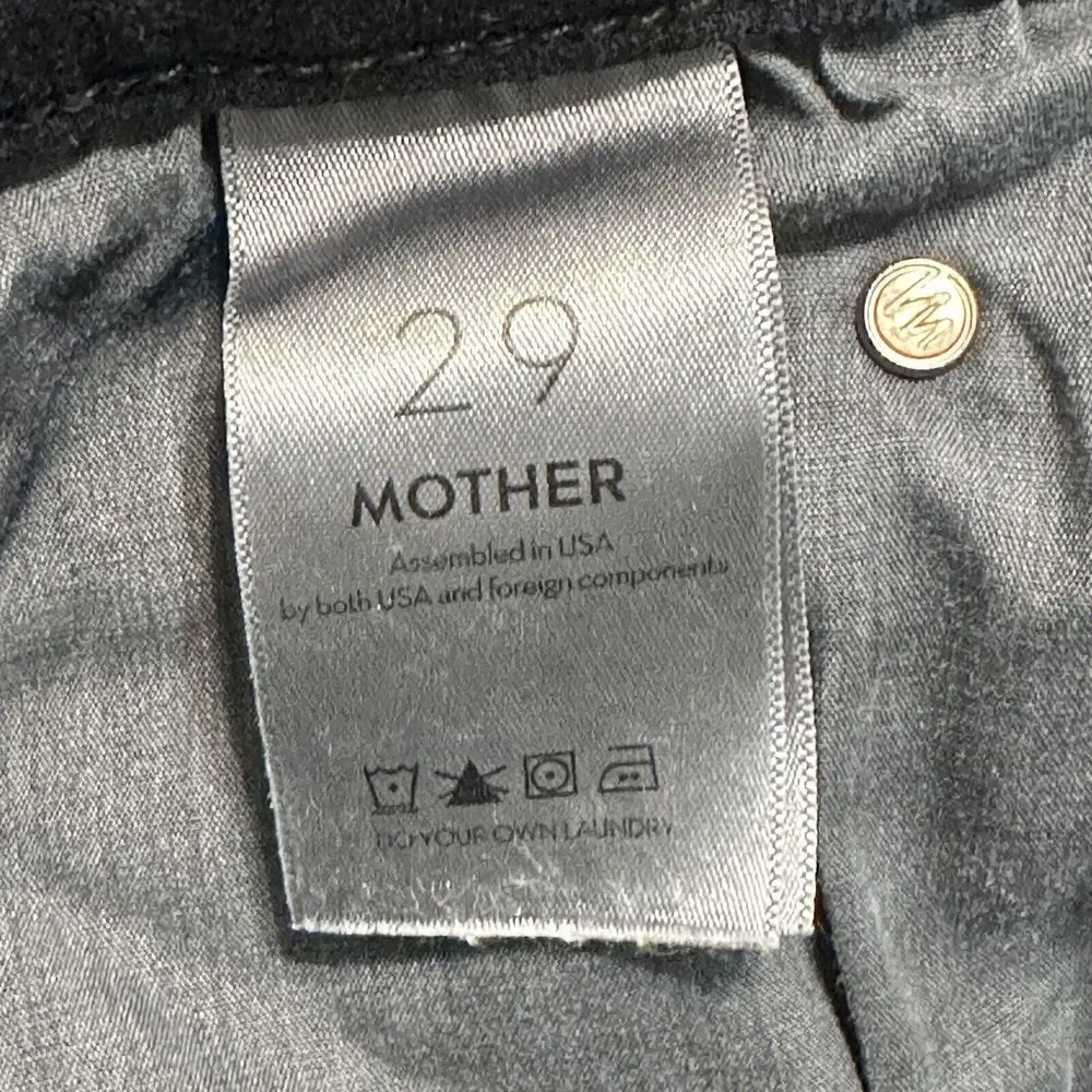 Mother Jeans Stunner Zip Two Step Fray Holding Hands Women’s Size 29 Tailored